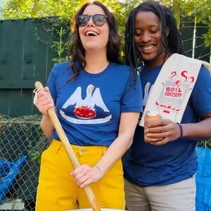 Peace Union Crawfish New Orleans Dirty Coast Women’s Medium Tee